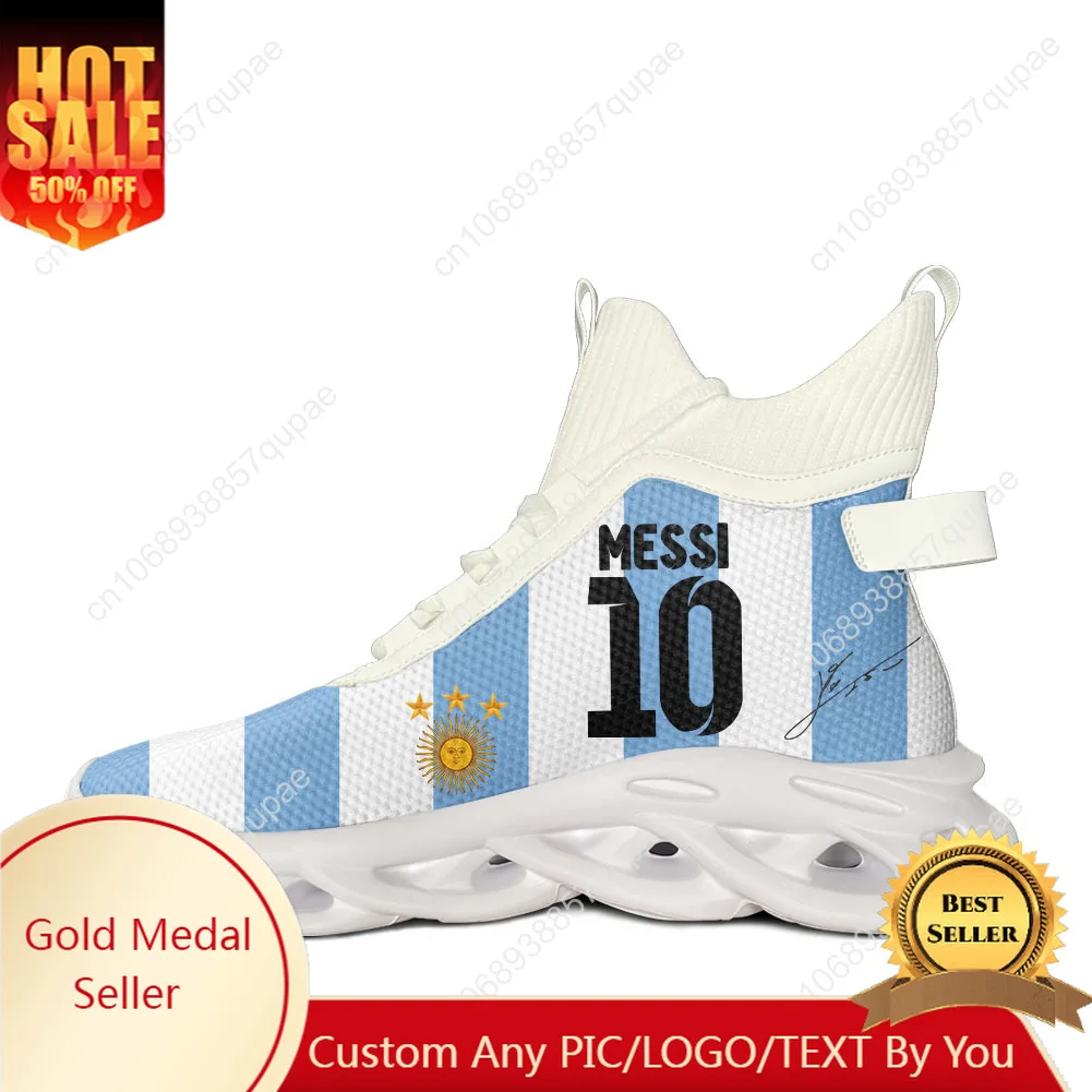 Miami Messi 10 High Top Flats Sneakers Mens Sports Running Shoes High Quality Sneaker Lace Up Mesh Footwear Custom Shoe