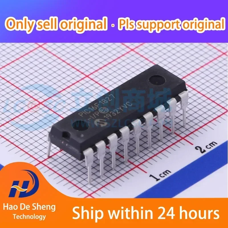 

10 шт./лот PIC16F1827-I/P PIC16F1827 DIP-18 новый оригинальный в наличии