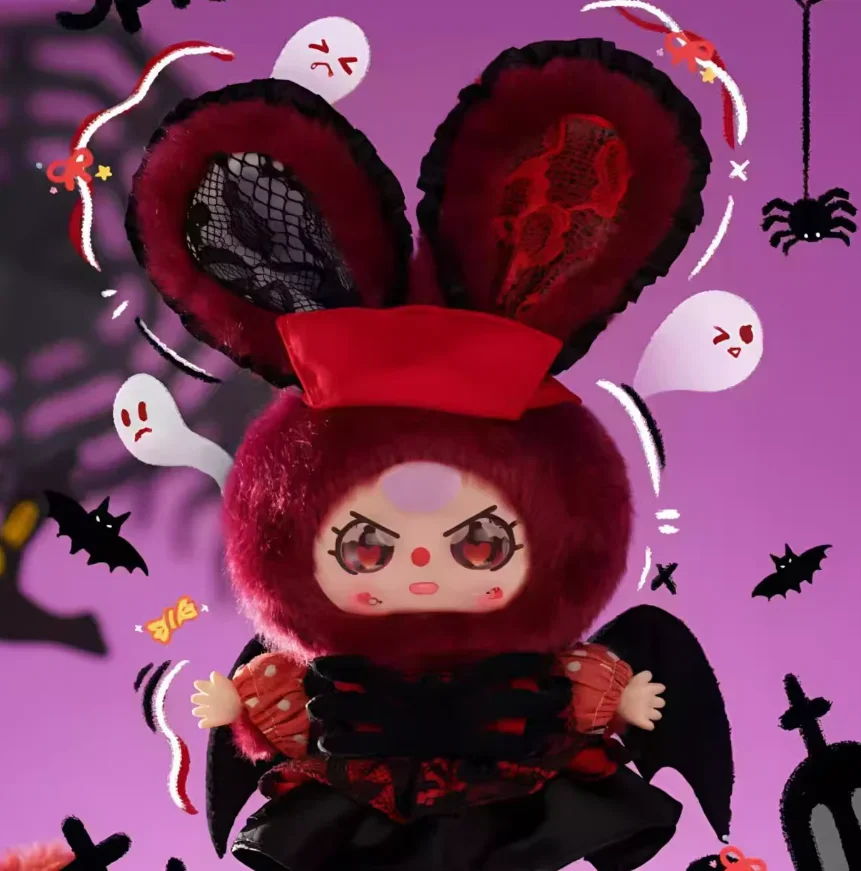 Original Baby Three Halloween Castle Adventure Series Plush Blind Box  Bag Pendant Collection Model Kids Halloween Gift