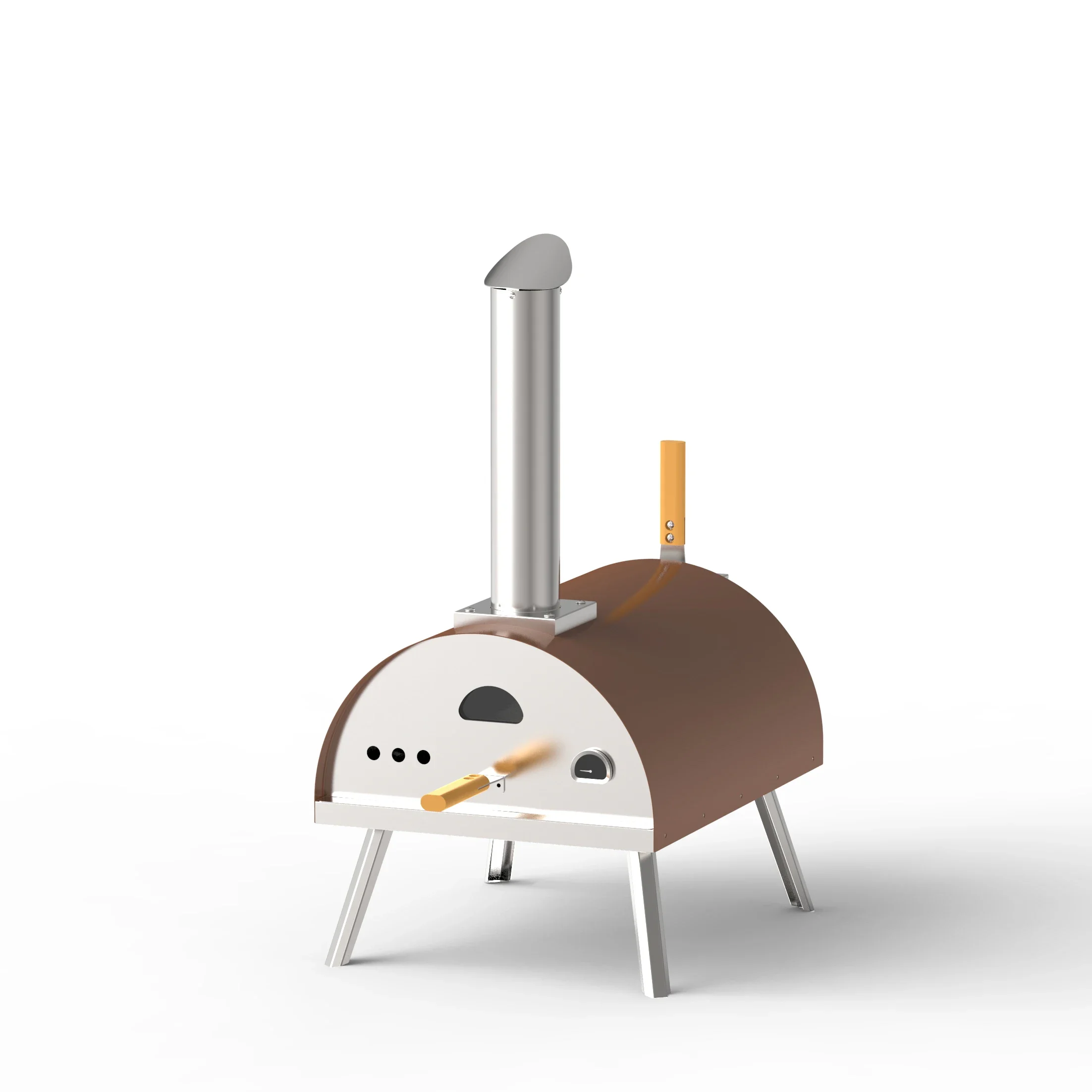 

#For Outdoor Household Garden Portable Stainless Steel Wood Fired Pizza Oven