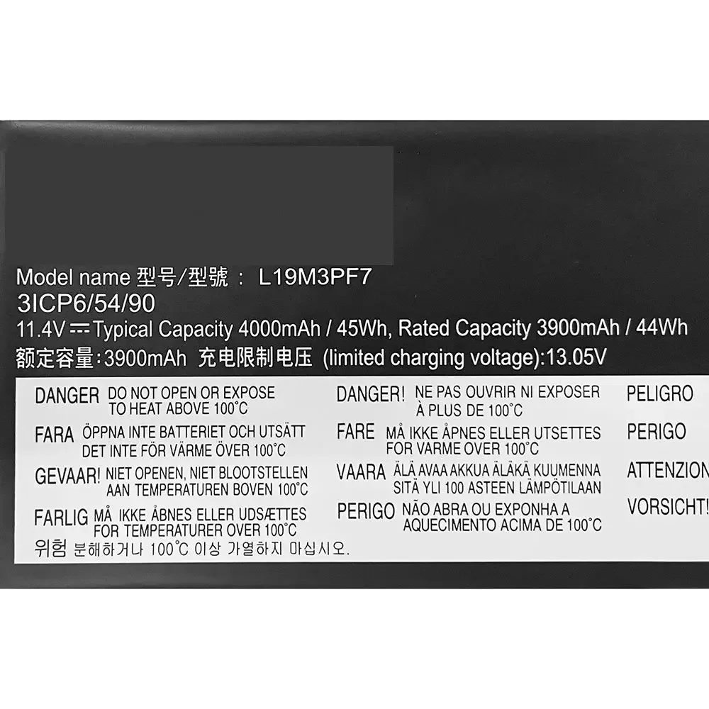 Genuine L19L3PF3 L19D3PF4 L19M3PF7 Battery for Lenovo Ideapad Creator 5-15IMH05