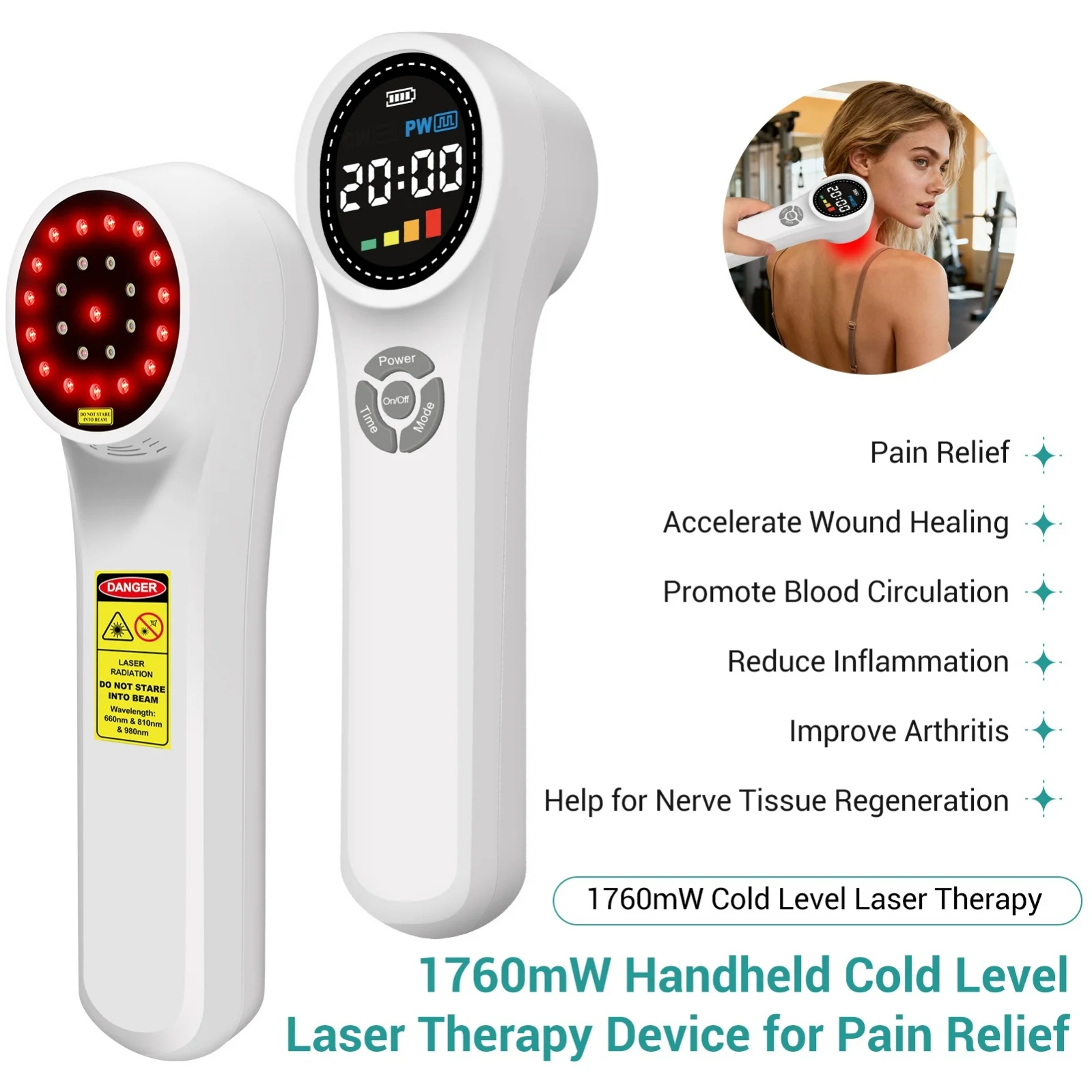 2026 Physiotherapy Laser Therapy Device in Pain Relief Neuropathy Inflammation and Injuries Care for Dogs Horses Pets and Bursit