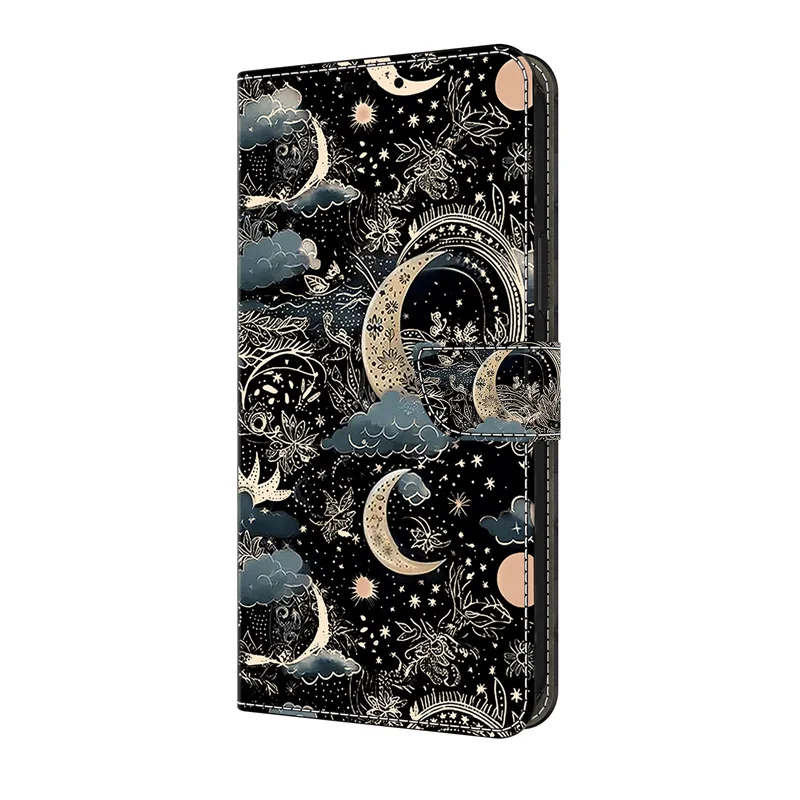 Flower pattern Magnetic Flip Leather Wallet Case For Xiaomi Redmi 13C Note 13 12 11 11S 10 10S 10T 9 9S 8 8T 7S 6 Pro Plus 4G/5G