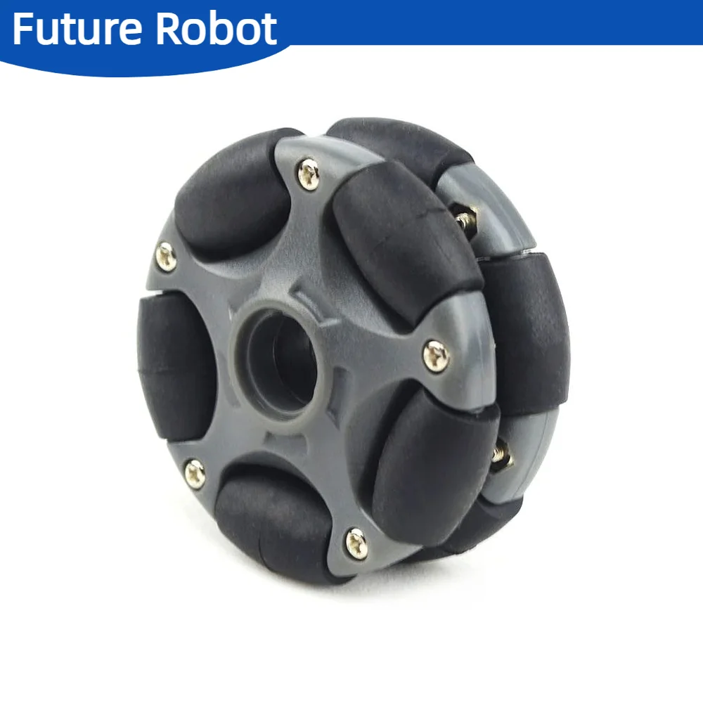 15KG Load 82mm Omnidirectional Wheel Compatible 4/5/6/8mm Hub Metal Fulai Wheel Omni Robot Ros Platform Omnidirectional Motion