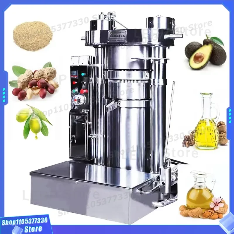 Commercial Automatic Hydraulic Press Machine for Olive Soybean Vegetable Sesame Oil Processing Industrial Grade Equipment