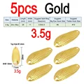 3.5g 5pcs Gold