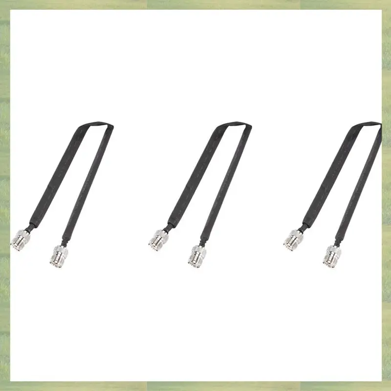 N15R-3X 도어/창 통과형 평면 RF 동축 케이블 SO239 UHF 암-암 50옴 RF 동축 피그테일 연장 코드
