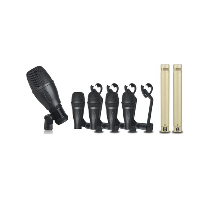 

DK707 Musical Instruments Drum Microphone Wired Recording Drum Microphone Kit