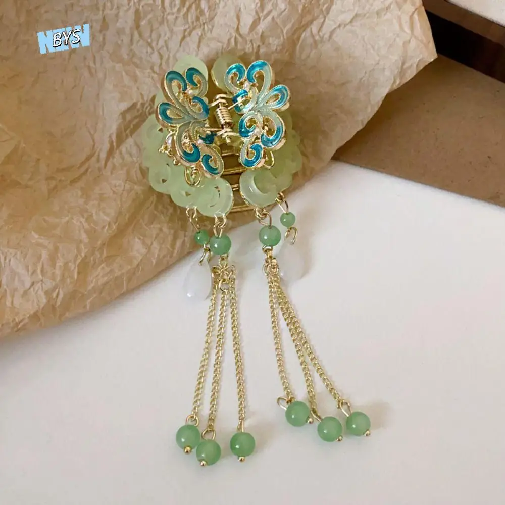 

Creative Tassels Butterfly Hair Clip Grab Clip Antique Style Chinese Style Hair Claw Headwear Mini Cute Hairpin Daily