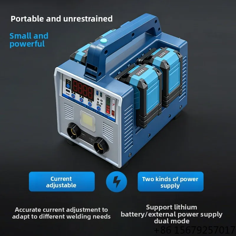 Andeli ZX7-250T Lithium-ion Battery Welder Rechargeable Cordless Portable Battery-powered DC Mini Welding Machine Outdoor