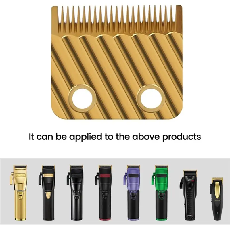 شفرات بديلة FX603G لـ Babylisspro Clippers FX603G مجموعة استبدال ثلاثية الشفرات لقصات FX825 FX673 وأنظمة ثنائية الفتحات