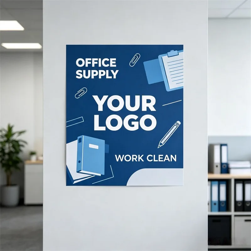 Any Size 100cm Custom Sticker Beauty Salon Supermarket Bookstore Massage Parlor Warning Message Commercial Advertising Promotion
