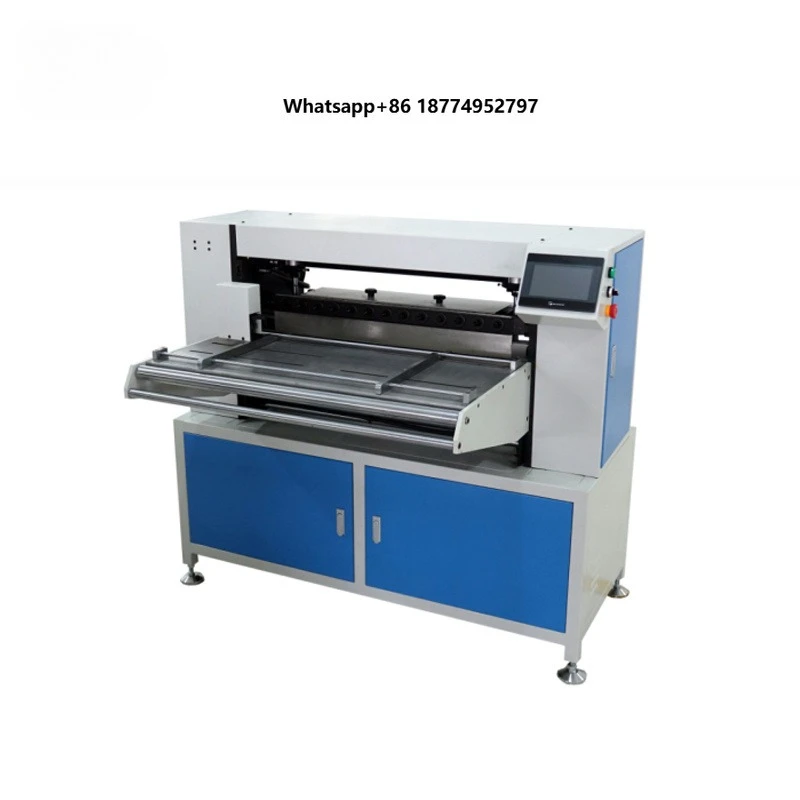 New Automatic PLC Controlled Motor-Driven Filter Paper Folding & Non-woven Fabric Pleating Machine for Manufacturing Plant