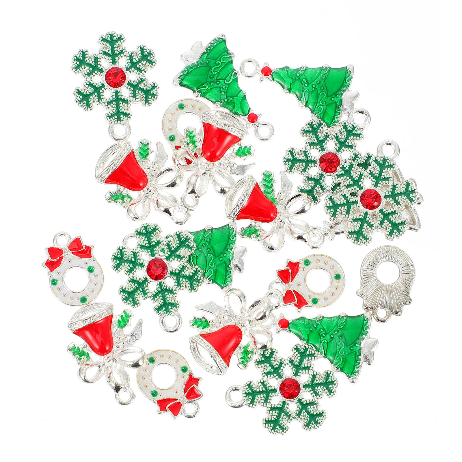 

20 Pcs Alloy Pendant Jewelry Making Charm Mini Charms Cute for Christmas Decoration