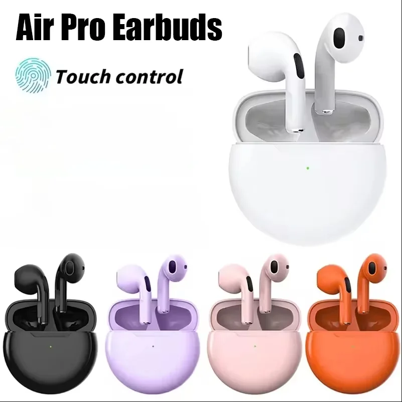 Pro6 Bluetooth Headphones Wireless Earphones Wireless Earbuds Stereo Sport Waterproof Headset Microphone for Xiaomi Smart Phones