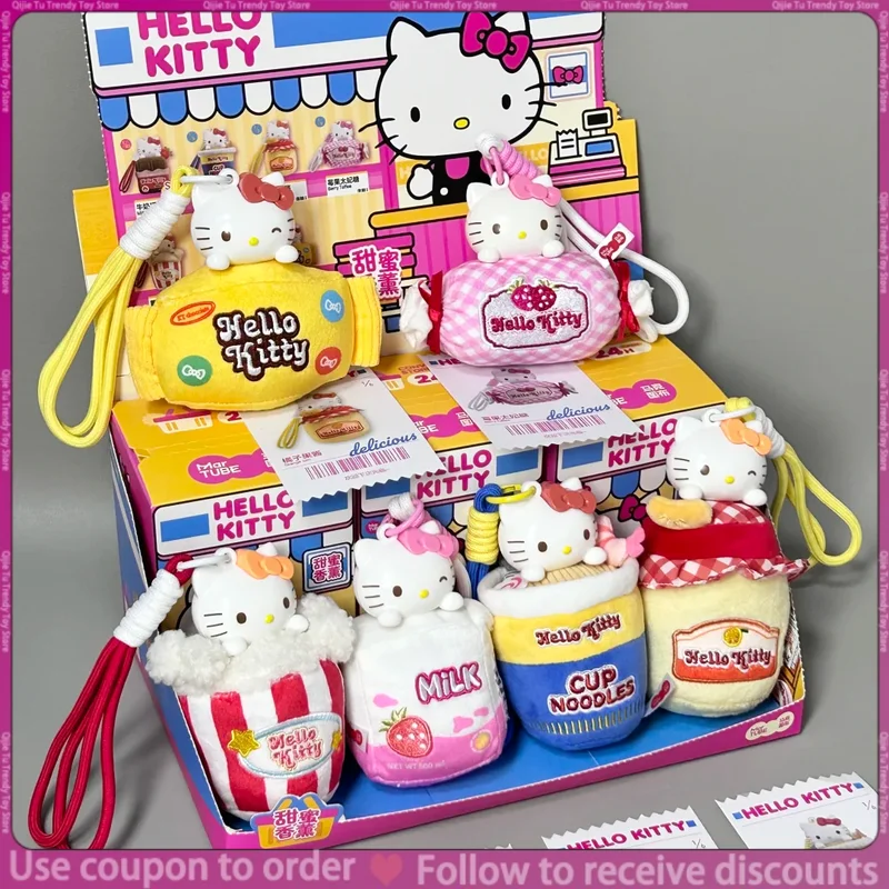 

Genuine Mark Tub Hello-Kitty Convenience Store Plush Scented Hanging Ornament Blind Box Cute Birthday Gift For Girls Pendant