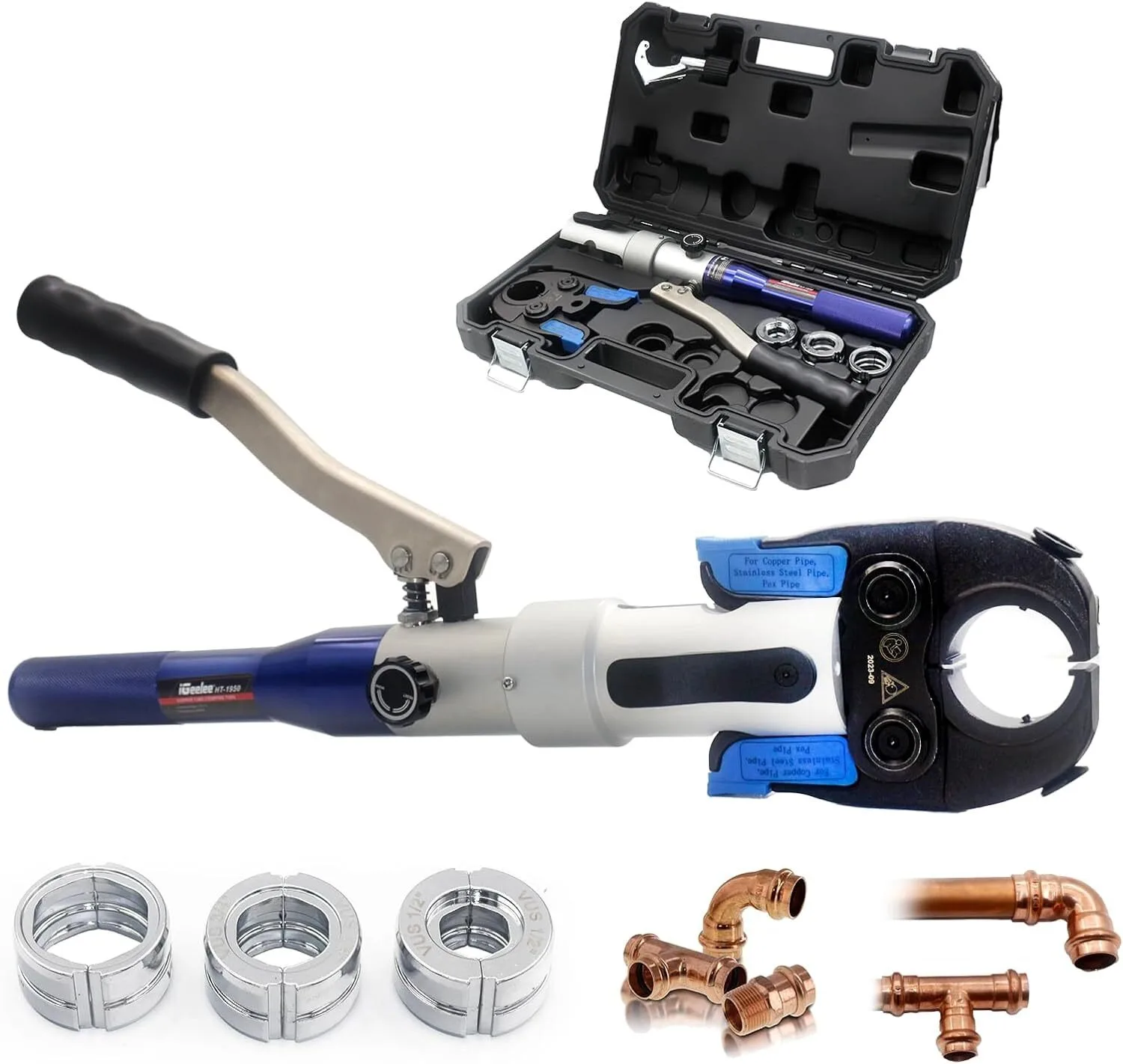 

Гидравлический пресс для медных труб, инструмент для обжима фитингов для труб, ремонта сантехники