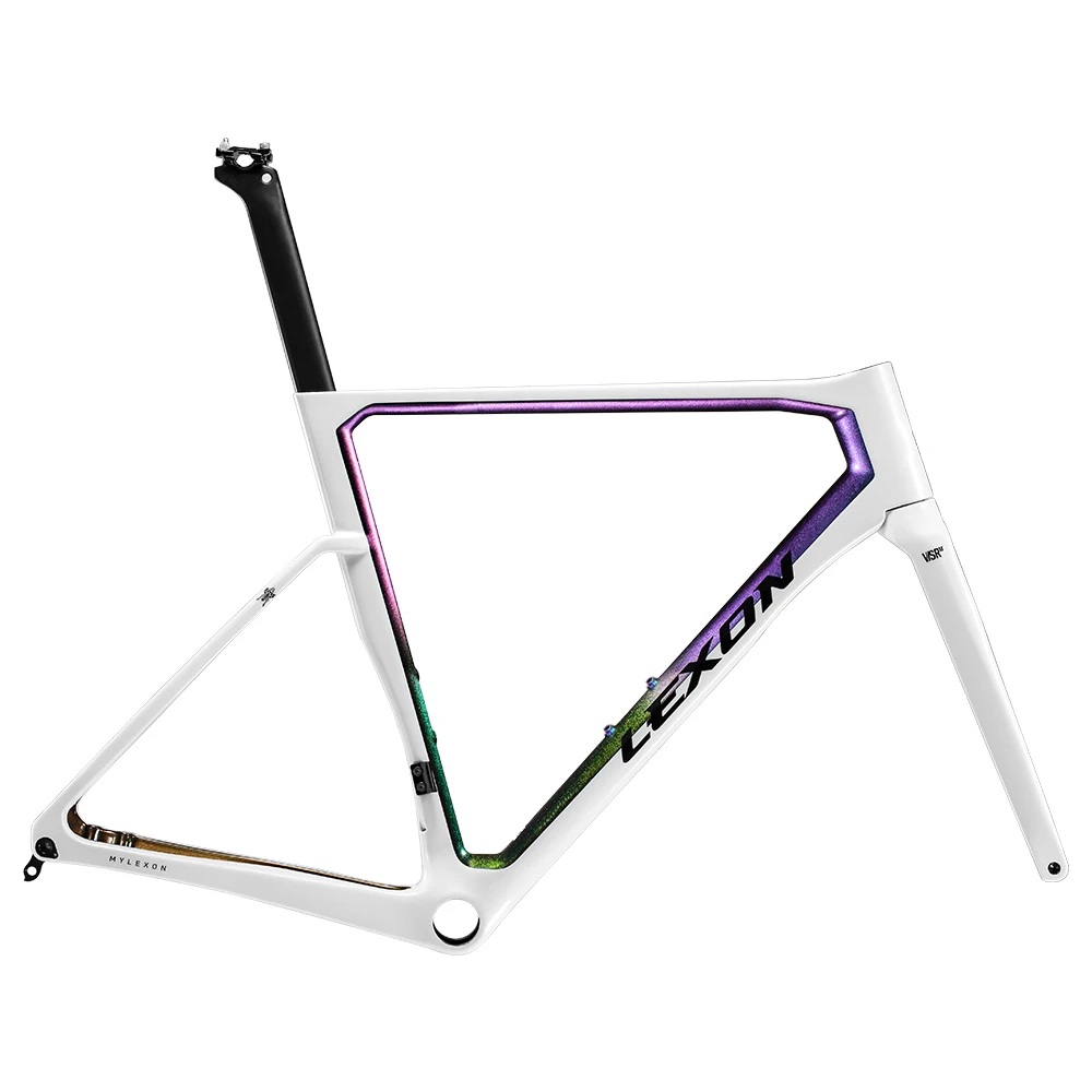 LEXON VISR T フレームセット Lexon VISRT Carbon Road Bike Frame Disc Brake Aero Full Internal