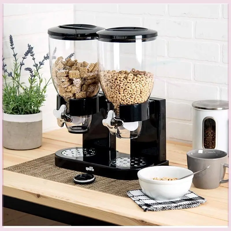 Large Grain Dispenser Rice Food Dispenser Containers Storage With Sealed Lid For Peanut Barley Millet And Cereal