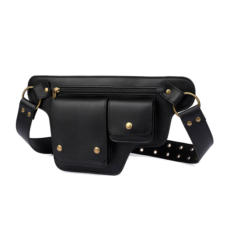 Fashionable Men's and Women's Outdoor Waist Bag, Large Capacity Outdoor Single Shoulder Bag, Multi-functional Simple Storage Bag