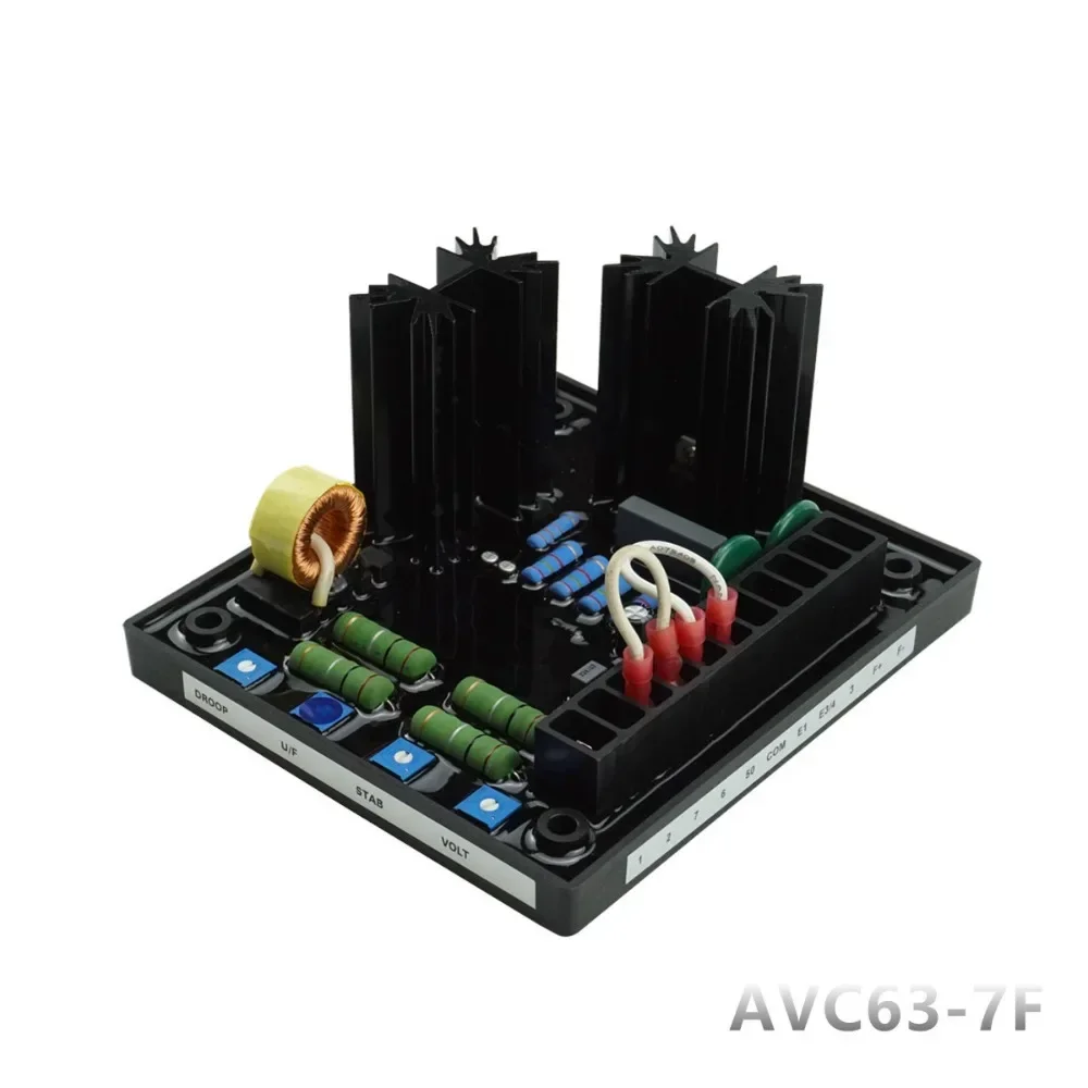 

500 кВА Power Avr AVC63-7F Basler Дизельный генератор Трехфазный автоматический регулятор напряжения