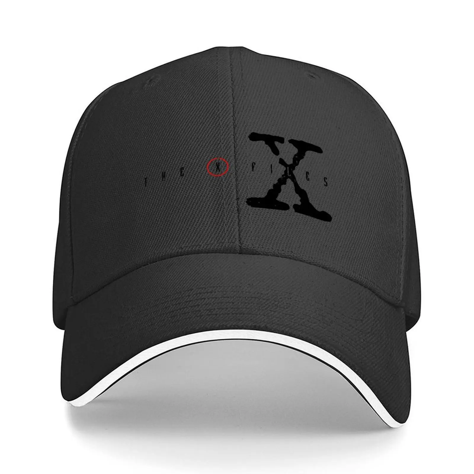 

The X FilesAged Worn Logo1990_s TelevisionMulder and Scully Baseball Cap Snapback Cap New In Hat black hard hat Mens Women's