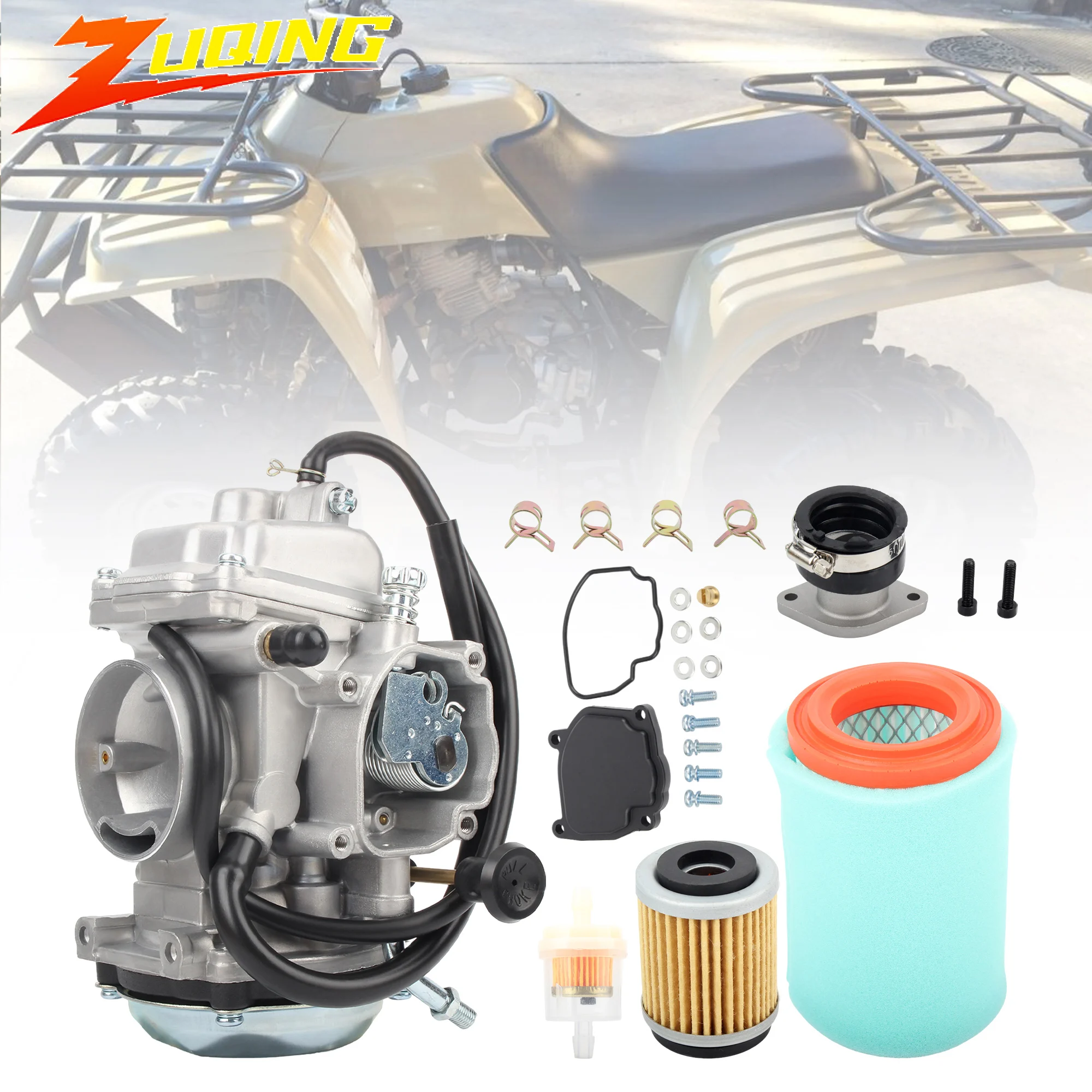 

For Yamaha YFM250 Bear Tracker 1999-2004 Motorcycle Carburetor Kit Motorcycle Dirt Bike Accessories Carb OEM Replacement Parts