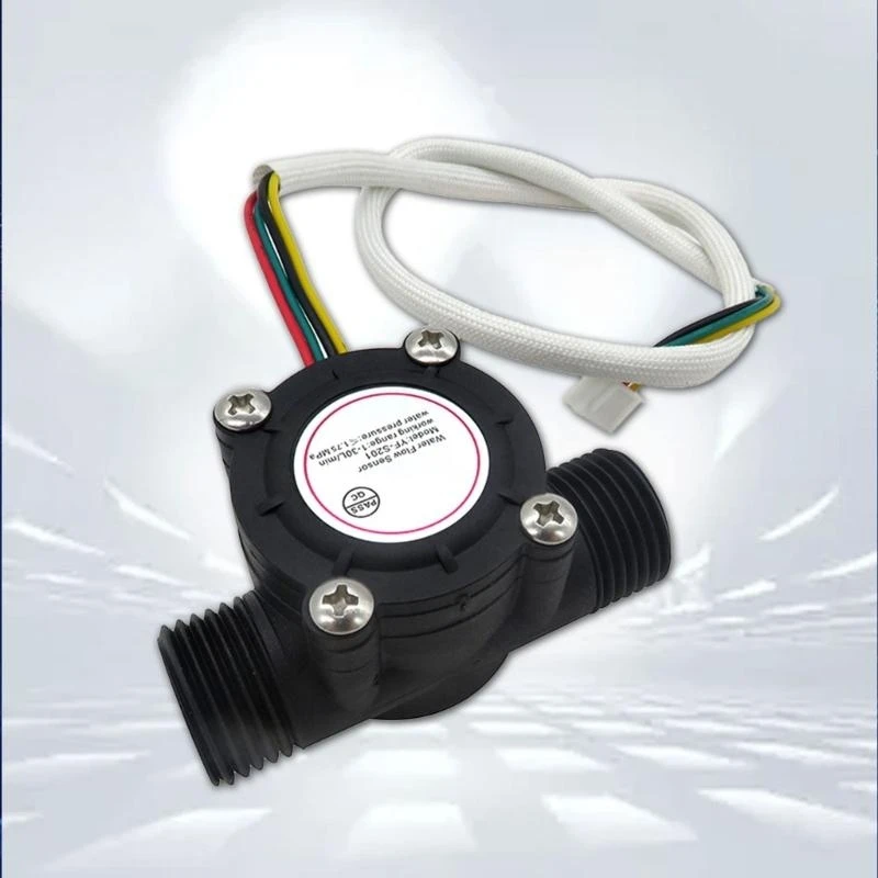 

A5YD YF-S201 Water Flows Sensors 1.75MPa Flows Sensors 3.5-24V G1/2inch Water Control Liquid Flowmeter Counter Sensors
