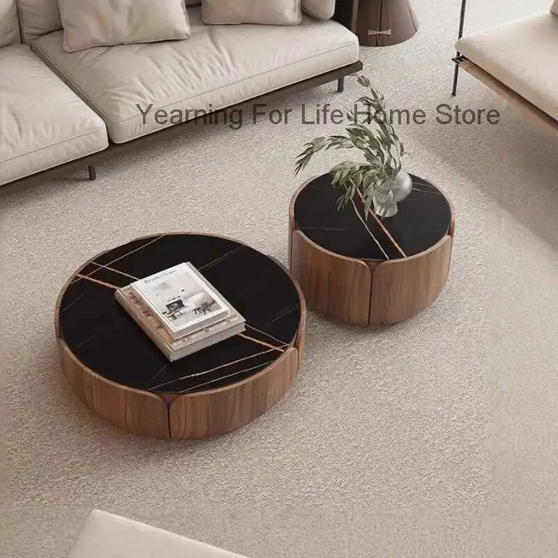طاولة القهوة ذات التصميم الحديث لغرفة المعيشة، طاولة القهوة البسيطة، أثاث غرفة المعيشة الفاخر الفريد من نوعه من Mesas De Centro Para Sala