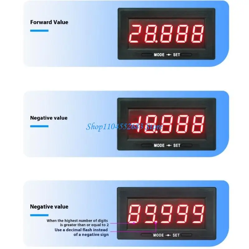 

Y6GD Industrial Grades Digital Voltages Meter Bright 0.56Inch LED Display Voltmeter