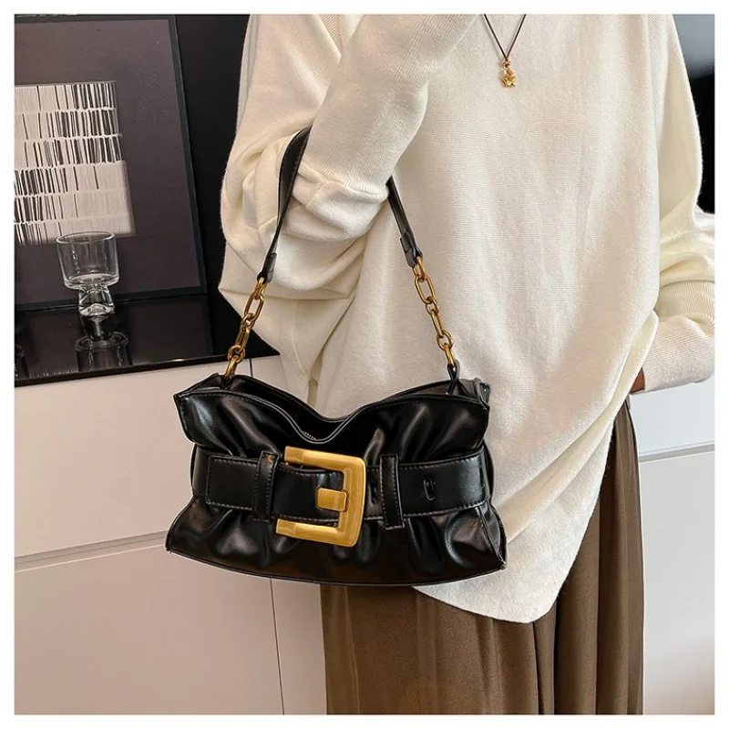 

Женская сумка через плечо из кожи премиум-класса с повседневным элитным повседневным стилем