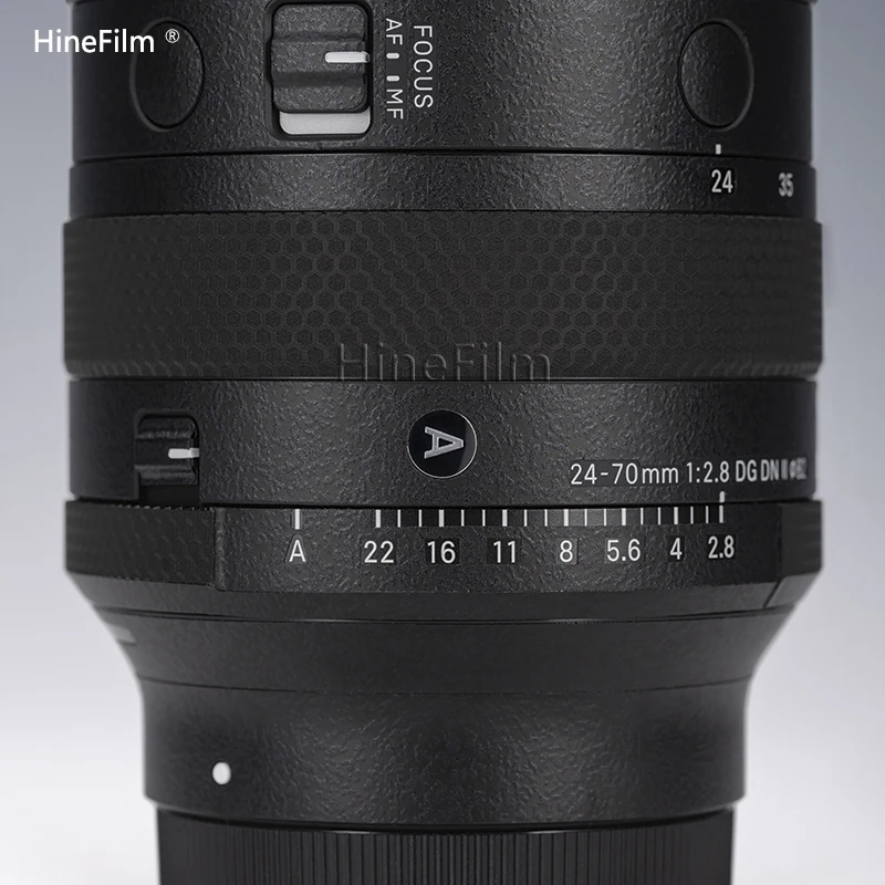 Hinefilm Skin for Sigma 24 70 F2.8 II for Sony Lens Decal Skin Sigma 24-70 F2.8 DG DN II Lens Sticker 2470 II Lens Wrap Cover