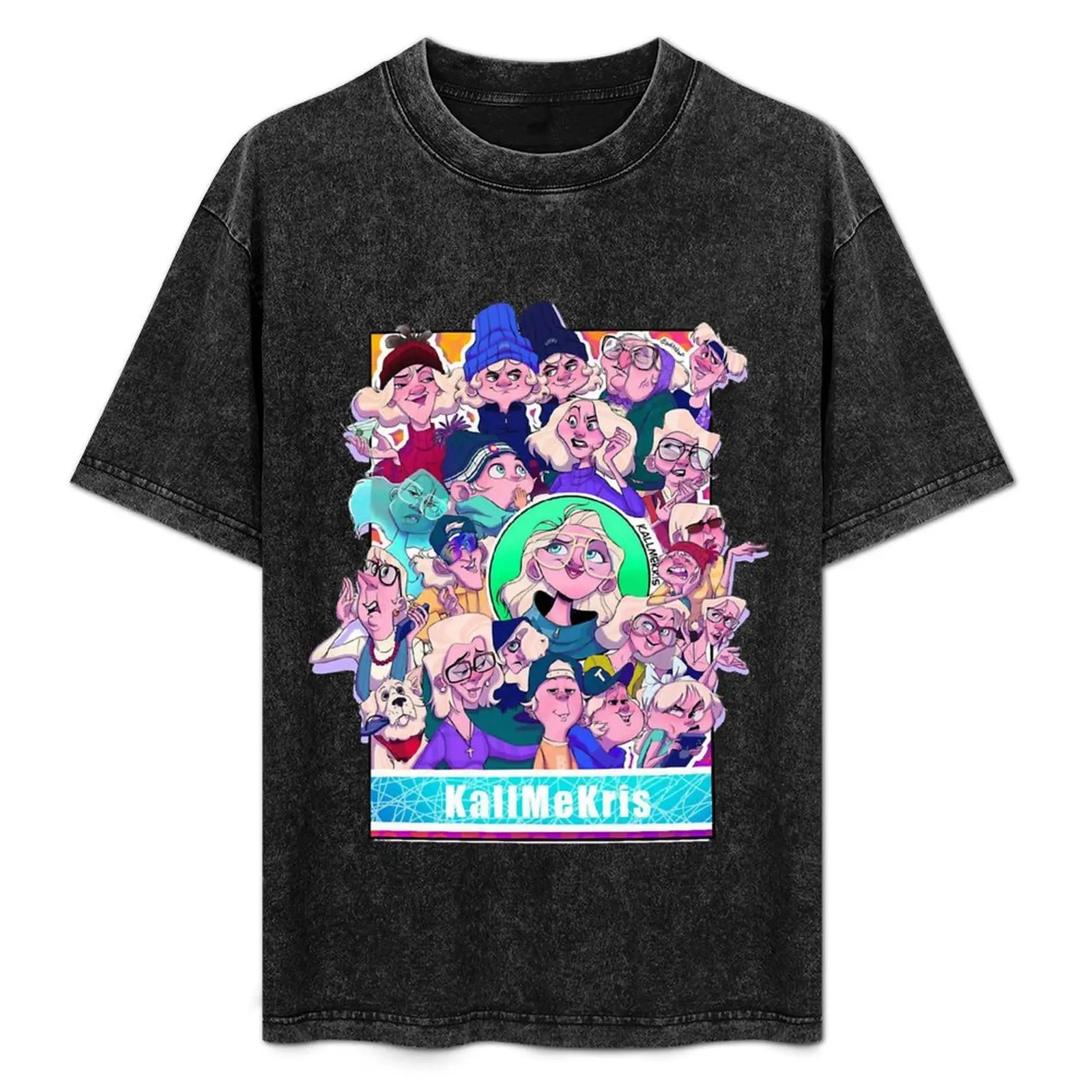 kallmekris art drawing T-Shirt plus size tops kawaii clothes custom shirt anime stuff t shirts for men