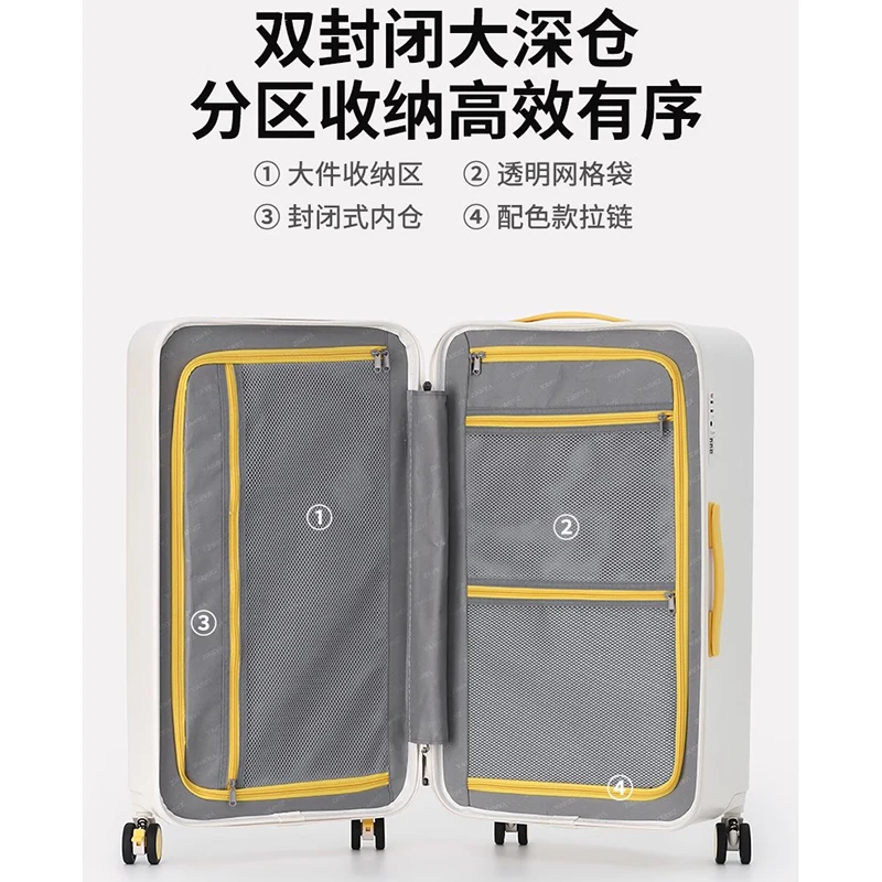 حقيبة متعددة الوظائف، حقيبة ترولي خفيفة للغاية للسيدات ذات سعة كبيرة، حقيبة رجالية، حقيبة جلدية، حقيبة كلمة مرور كبيرة #3