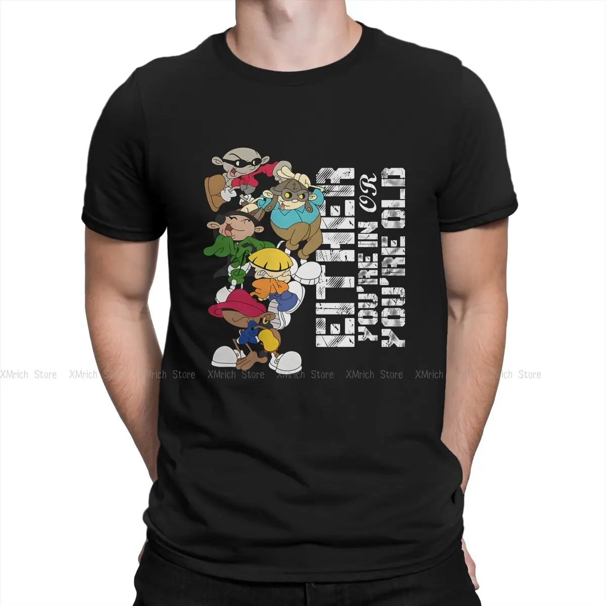 Codename kids next door Men's TShirt Either You're In Or You're Old Distinctive T Shirt Original Streetwear New Trend