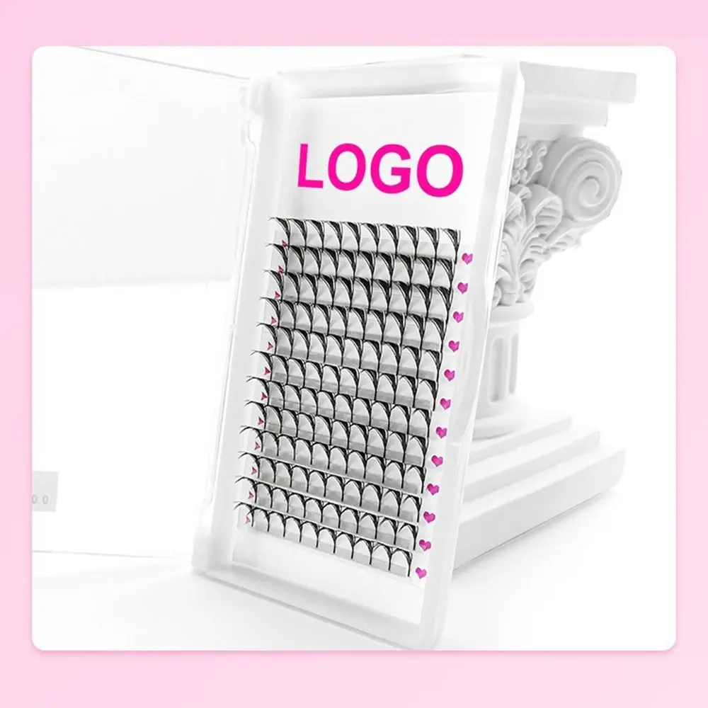 12 Rows Cluster Lashes Kit Single Cluster C/D/CC Curl False Eyelashes Comic Wings Mink Lashes Extensions Eye Makeup Tools