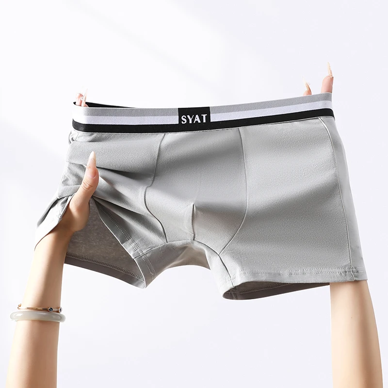 3PCS Men's Cotton Boxer Briefs Breathable Soft Sporty Boxers Sports Boxer Man Sexy Men Unerderwear Men's Square Panties Shorts