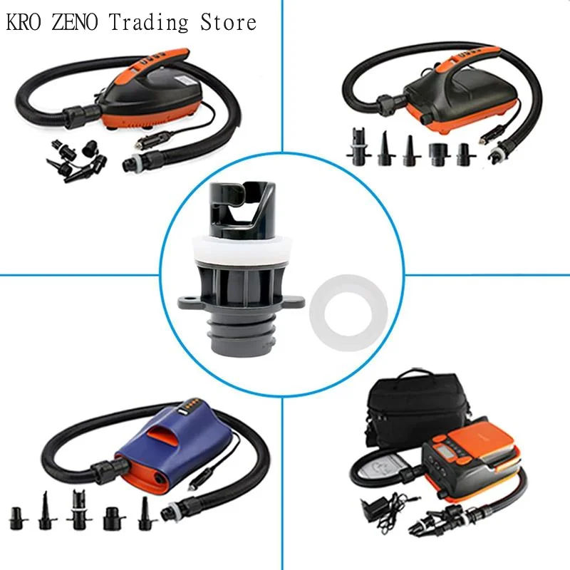 1 2 3Pcs SUP Pump Air Valve Adapter for Inflatable Boat Kayak Flexible Connector for Camping Boating Pool Use