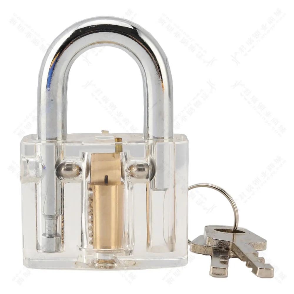 

ZHEYI With Smart Keys Cutaway Inside View Of Practice Lock Transparent Padlock Training Skill Pick View Padlock For Locksmith