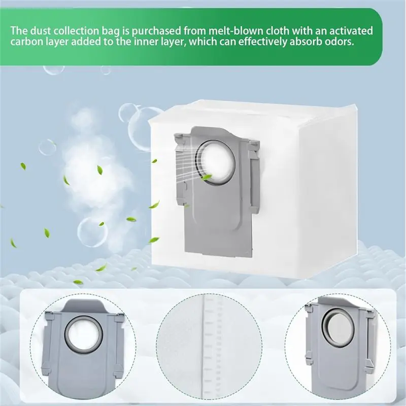 A76I-для пылесоса Roborock Qrevomaster, запасные части, основные боковые щетки, HEPA-фильтры, подушечки для швабры, мешки для пыли