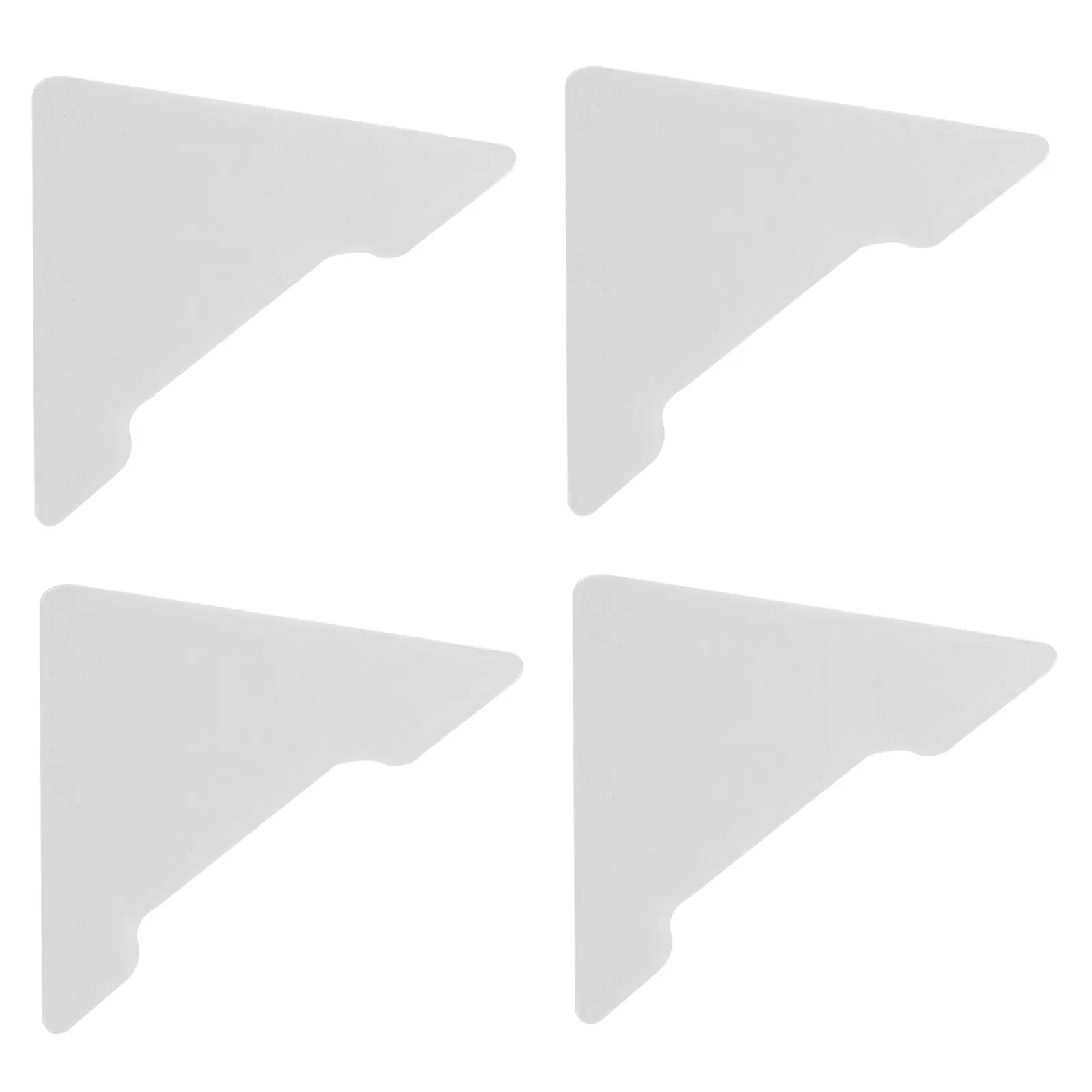 

4 шт. прозрачных силиконовых защитных накладок на кромку двери автомобиля, защита от царапин, универсальные для большинства автомобилей