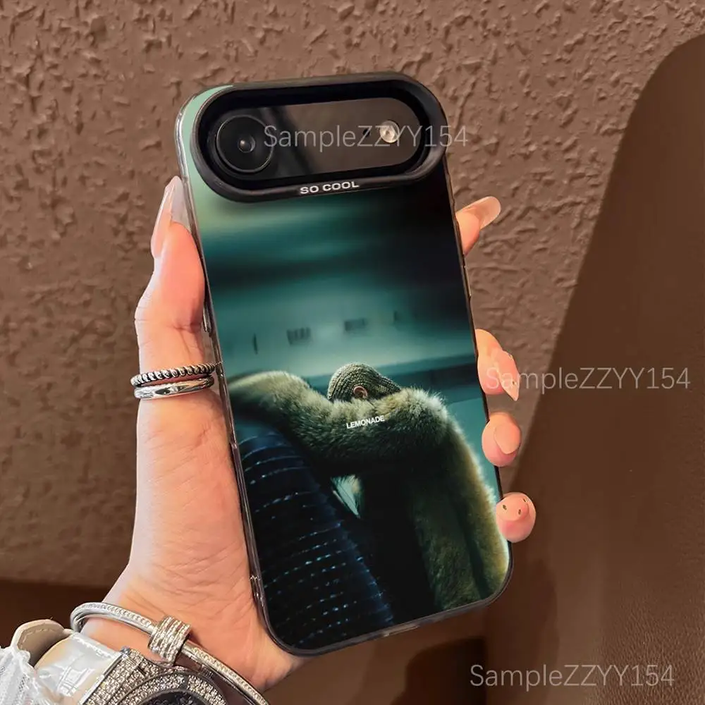Casing HP Beyonce Cowboy Carter Untuk iPhone 17,16,15,14,13,12,X,8,Pro,Max,Plus,E,SE4,Air,Mini Hitam IMD Matte