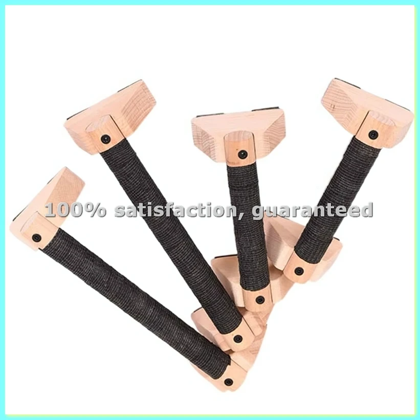 Push Up Stand Bar - 1 Pair Wooden Push Up Bar,