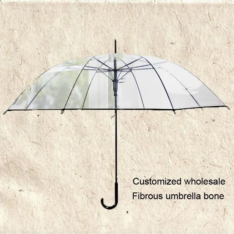 High quality transparent umbrellas allow children to make their own decorative umbrellas and painted graffiti umbrellas