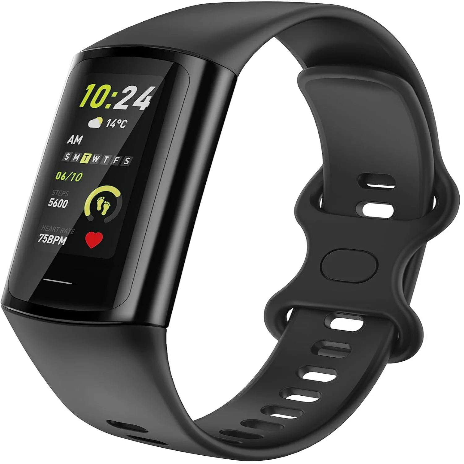 Premium Nable Fitness Band avec traceur d'activité élégant et mince pour femme - Surveillance de la santé multifonctionnelle - Élégant Smart Br