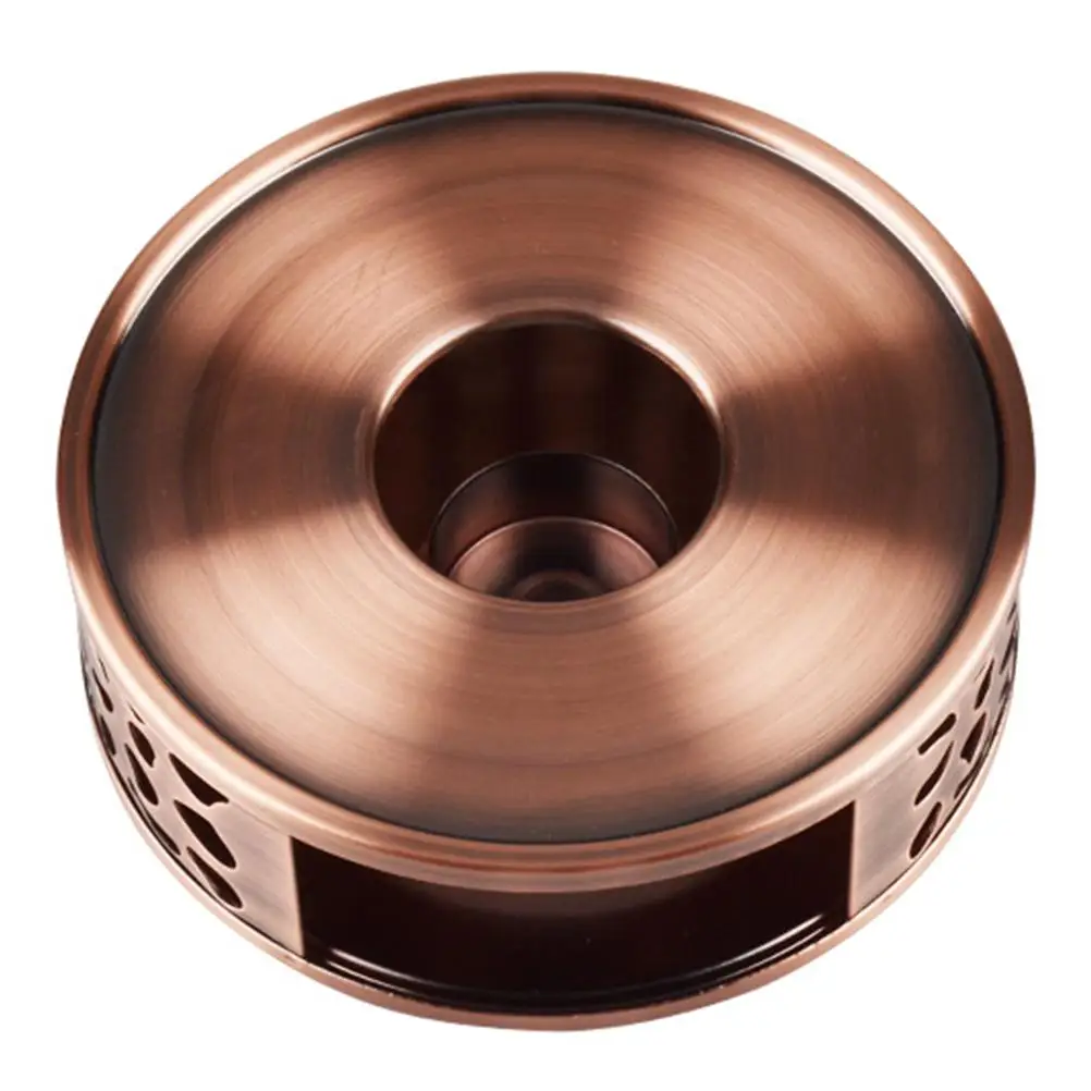 

Stainless Steel Teapot Warmer Milk Warmer Separate Holder Easy Clean Ventilation Holes Ideal Home Office Tea House Coffee