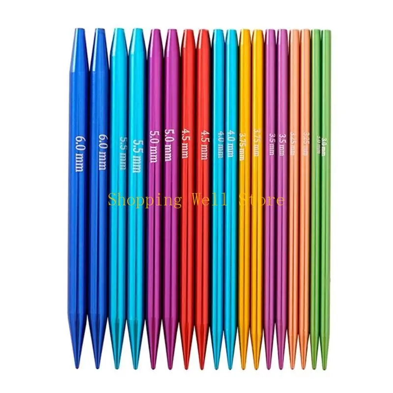 

KX4B 9 пар сменных круговых спиц с аксессуарами для вязания свитера, носка, шарфа, сумки, шапки