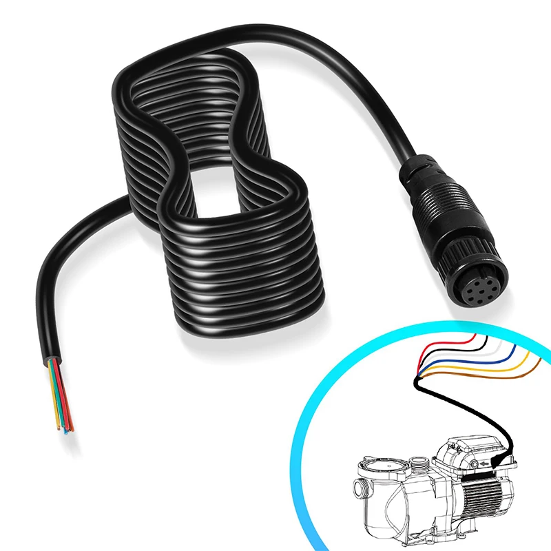 Cable Z 356324 para SuperFlo VS/VST y WhisperFlo VS/VST a Automation, 25', 8 Conductores, Cable de Comunicación de Entrada Digital RS-485
