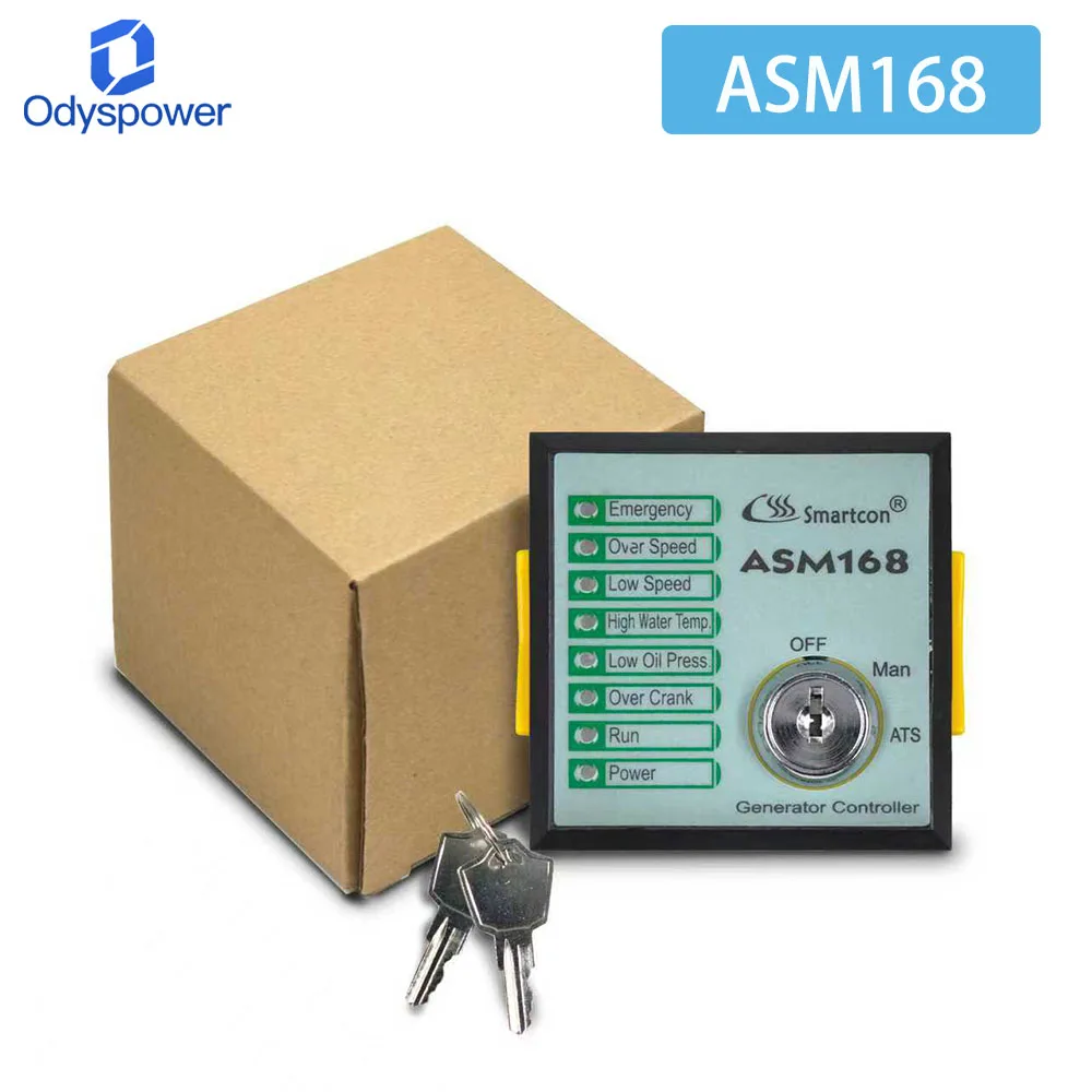 

ASM168 Дизельный двигатель Генераторная установка Контроллер Запасные части Аксессуары Панель управления Плата Дисплей Экран Smartcon Electronics