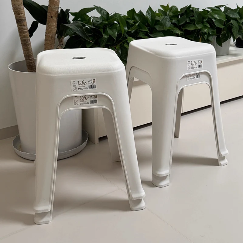 

Shower Tourist Outdoor Designer Stool Space Plastic Portable Bathroom Chair Saving High Stackable Bedroom Cadeira Home Furniture